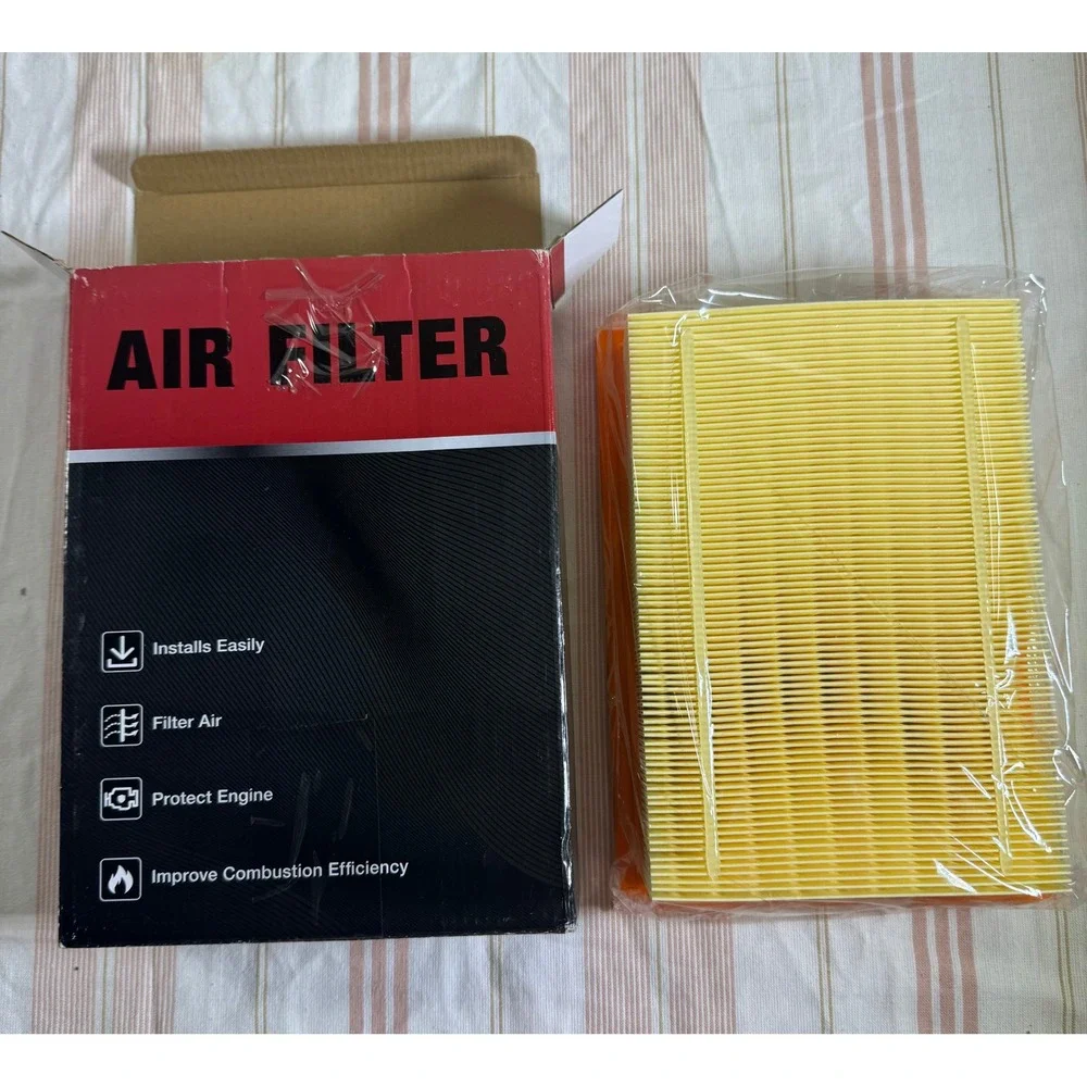 Replacement Engine Air Filter High Efficiency Pleated Automotive Air Cleaner New